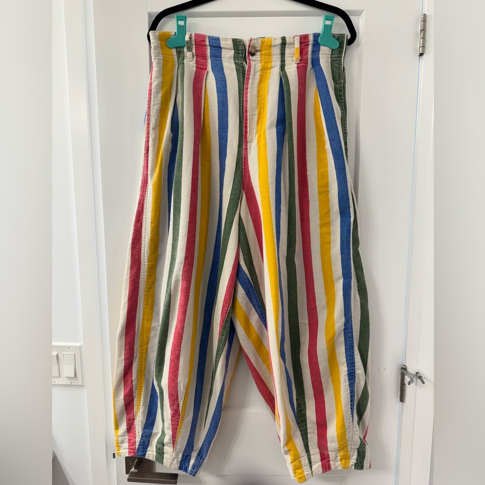 We The Free Multicolor Striped Ridley Baja Pull On Trousers